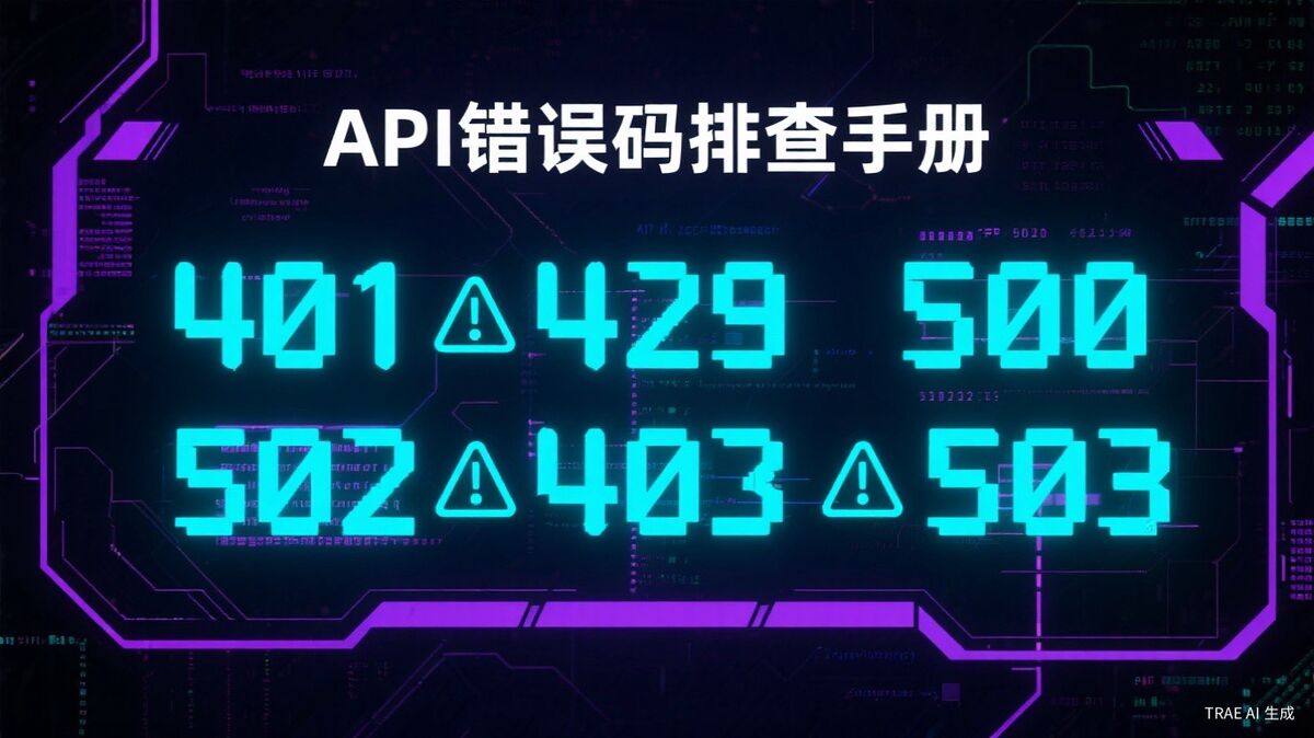 AI API错误码排查手册